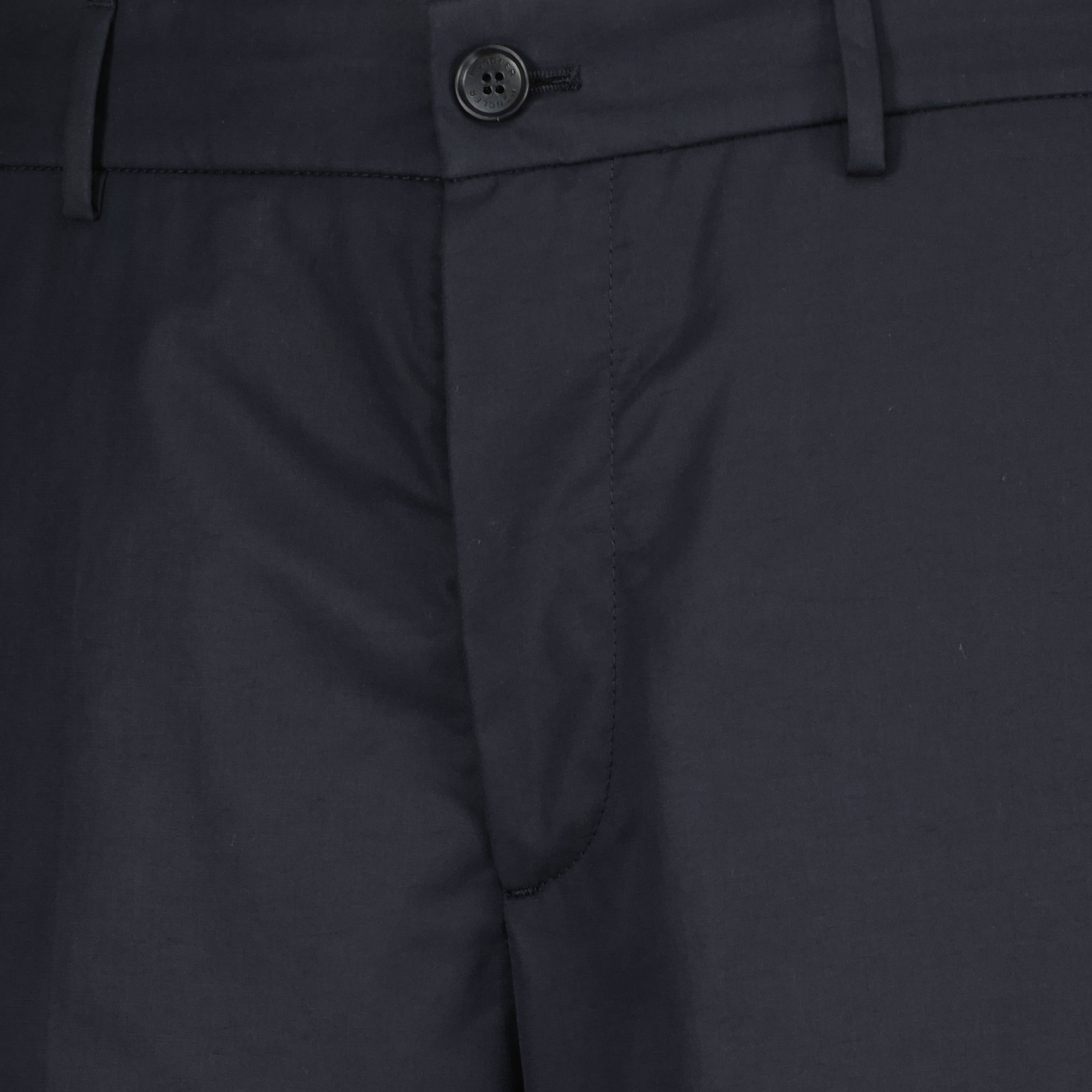 Pantalons Navyblaue Baumwollhose Moncler Bleu foncé Homme