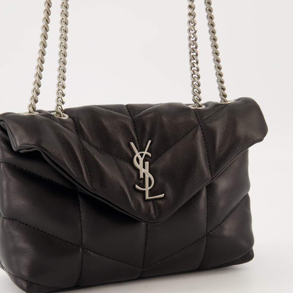 Image of the Saint Laurent Puffer Toy Bag for Women - Autumn-Winter 2025 - Detailed View 2
