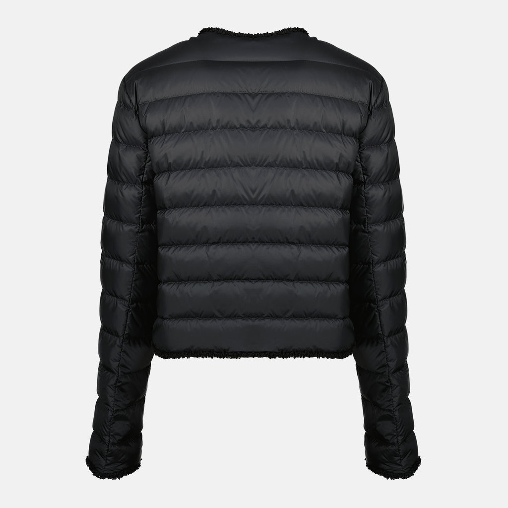 Immagine dell'articolo Giacca corta nera con fiori Moncler per donna - Stagione Primaverile-Estate 2026 - Vista Posteriore