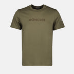 T-shirts T-shirt à logo Moncler Kaki Homme