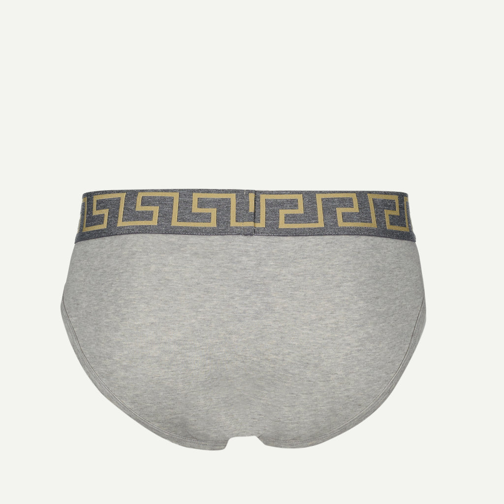 Sous-vêtements et homewear Slip Medusa Greca Versace Gris Homme