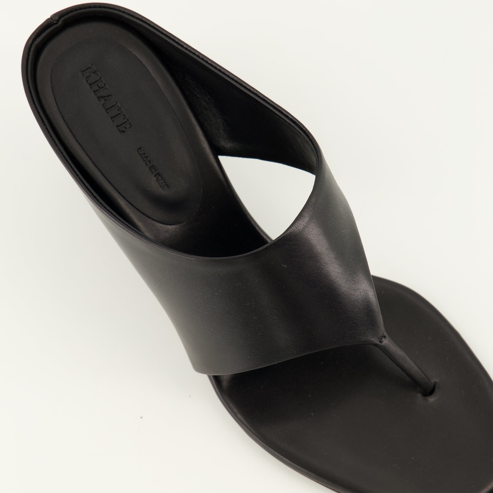 Chaussures ouvertes Mules Marlow en cuir noir Khaite Noir Femme