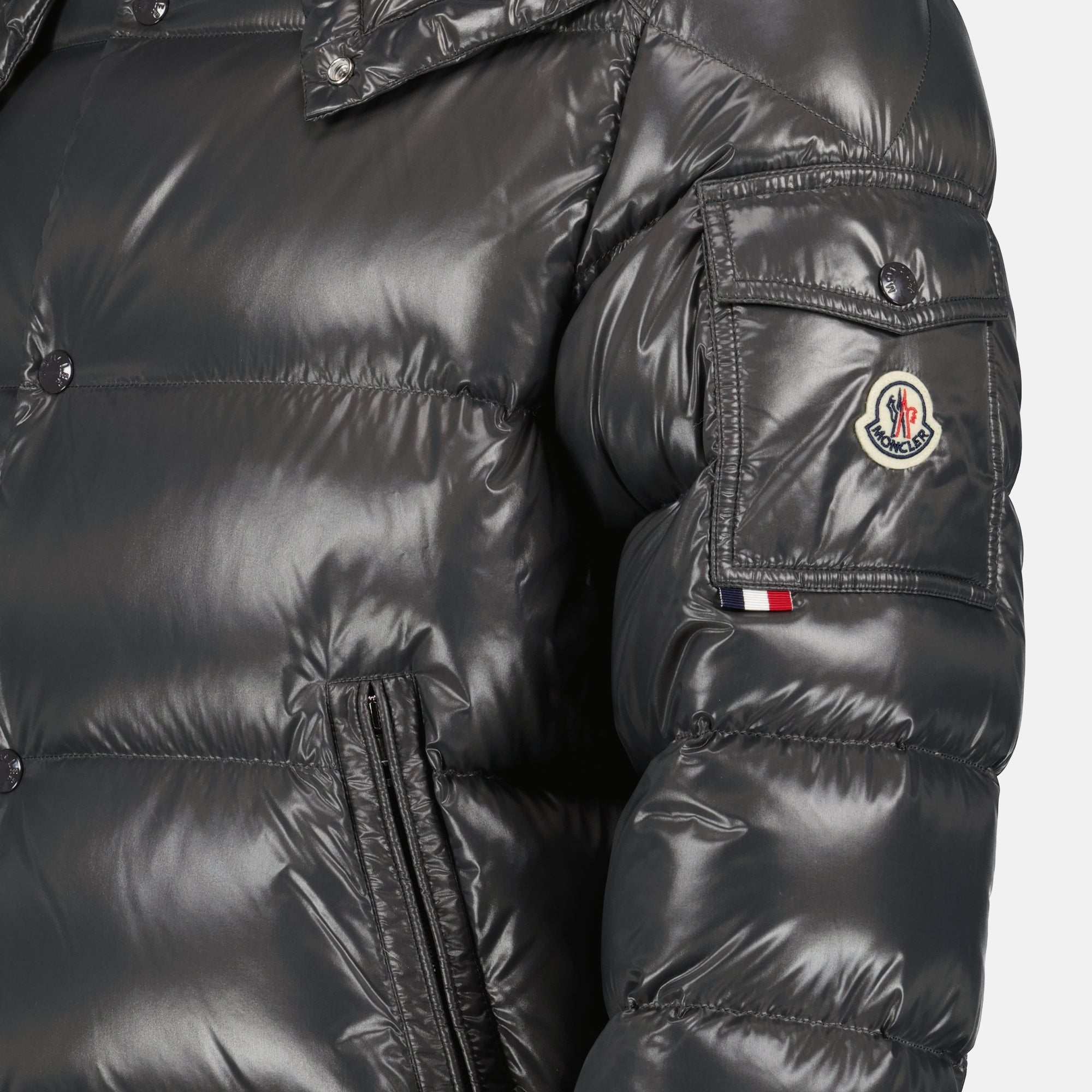 Manteaux Doudoune Maljasset Moncler Gris Homme