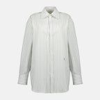 Shirts Striped Shirt Saint Laurent White Femme