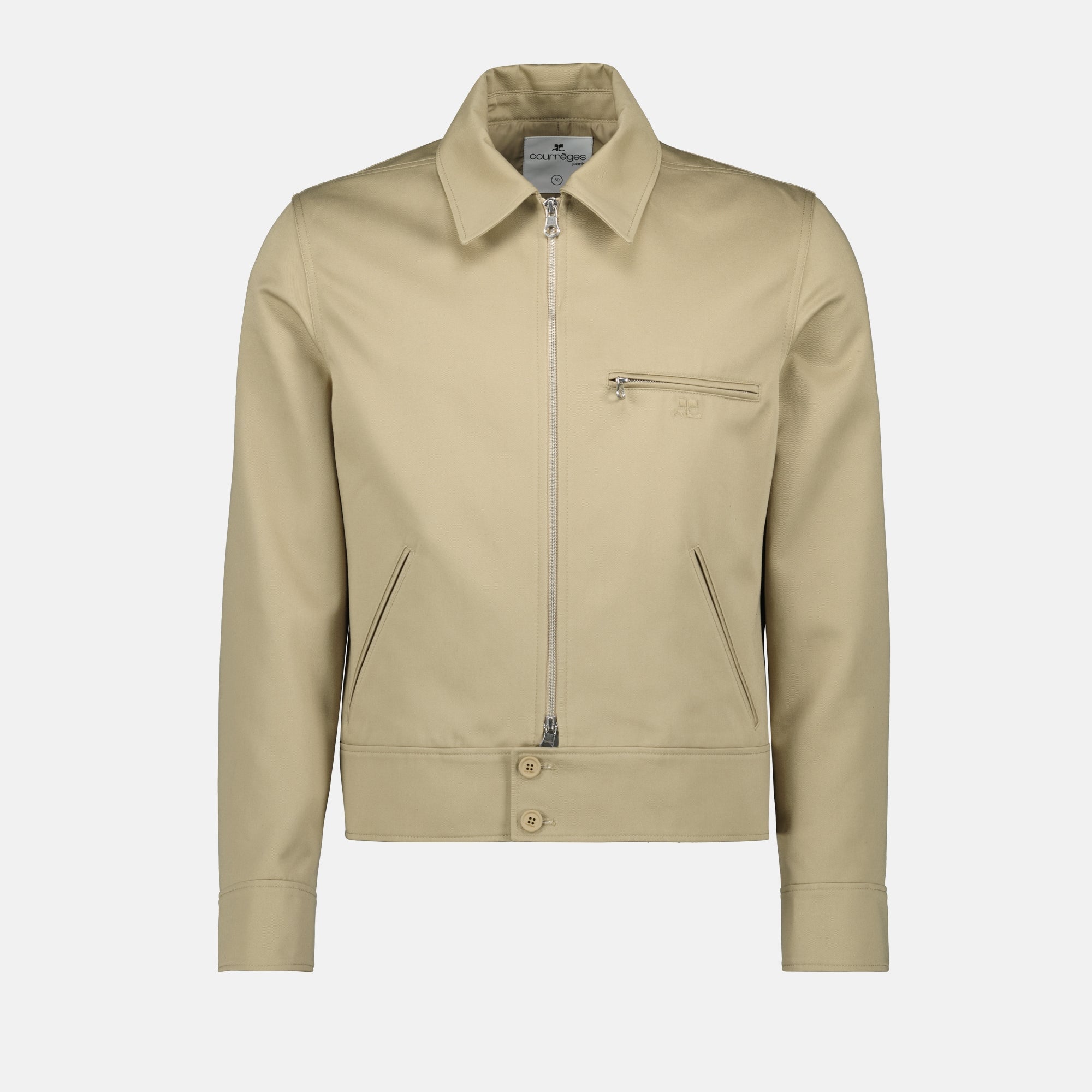 Jacken Zipped Jacket Courrèges Beige Homme