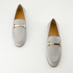 로퍼 부드러운 가죽 로퍼 Tod's 회색 Femme