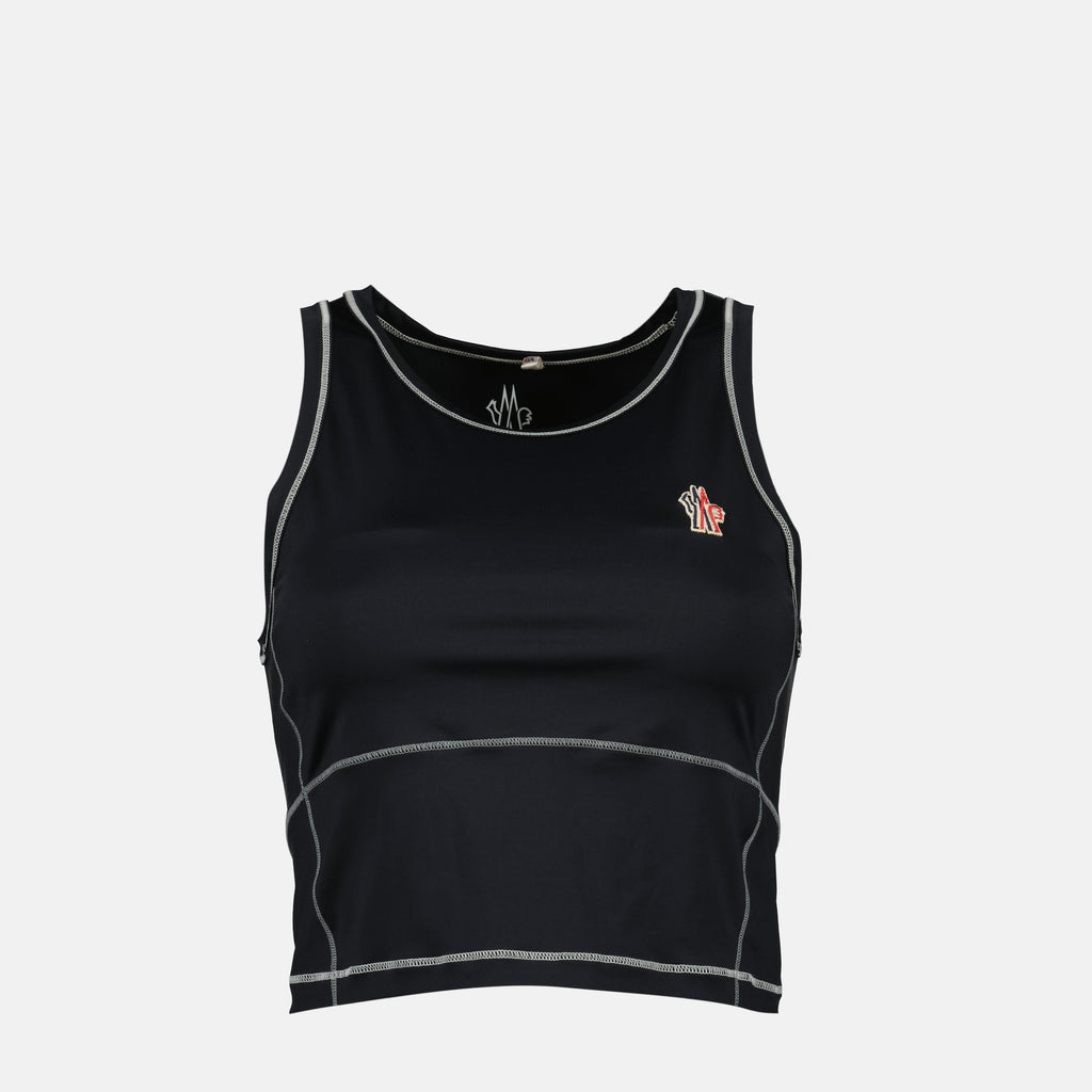 Tops Brassière à logo Moncler Grenoble Noir Femme