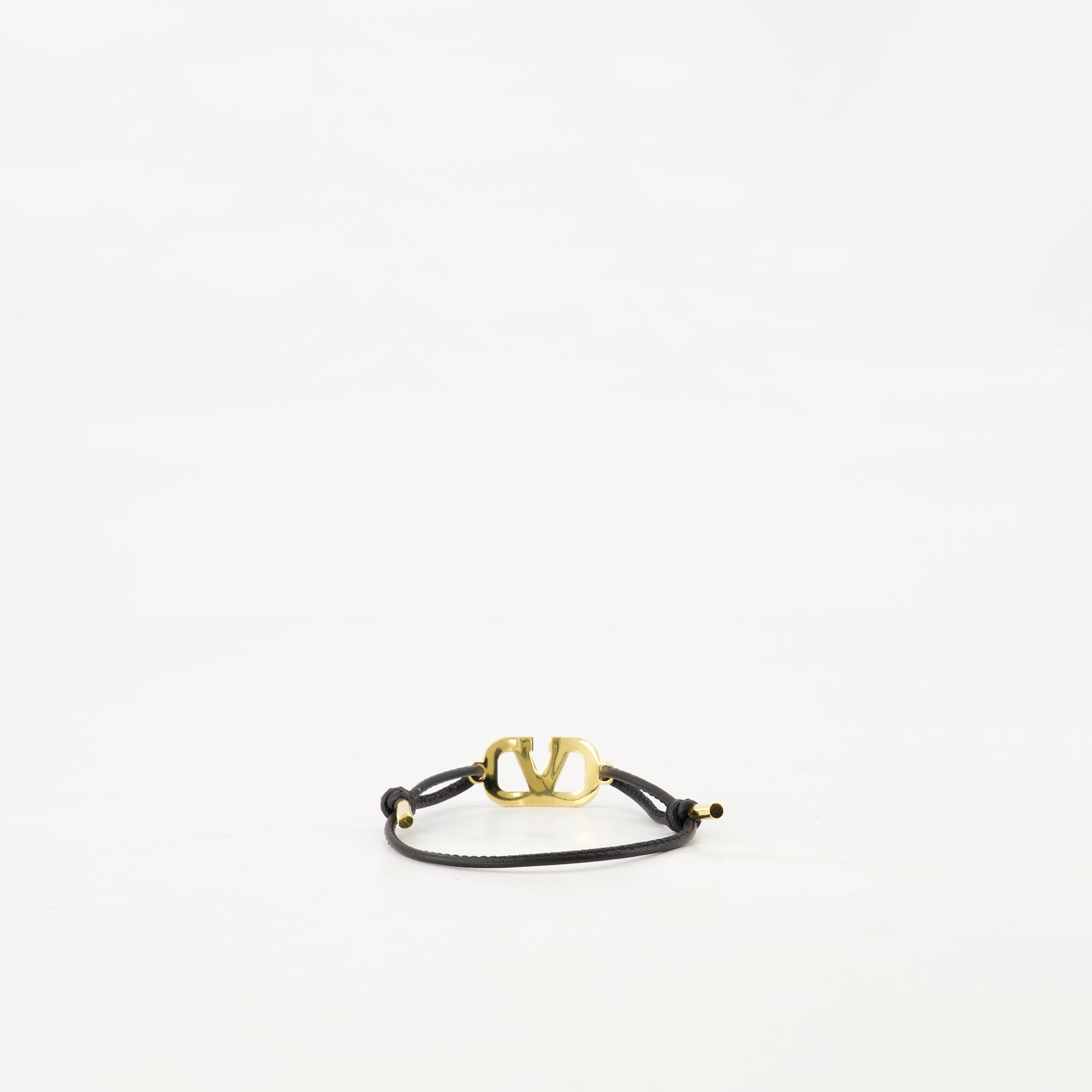 Bijoux Bracelet cordon VLogo Valentino Garavani Noir Femme