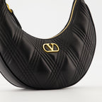 Sacs à main et épaule Mini sac Hobo Quiltie 67 Valentino Garavani Noir Femme