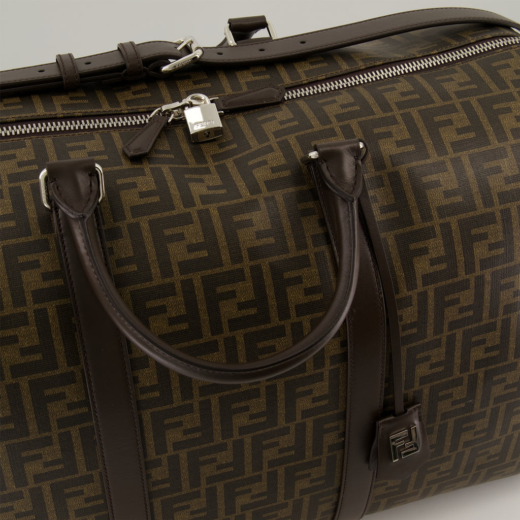 Sacs de sport et voyage Sac de voyage FF Fendi Marron Homme