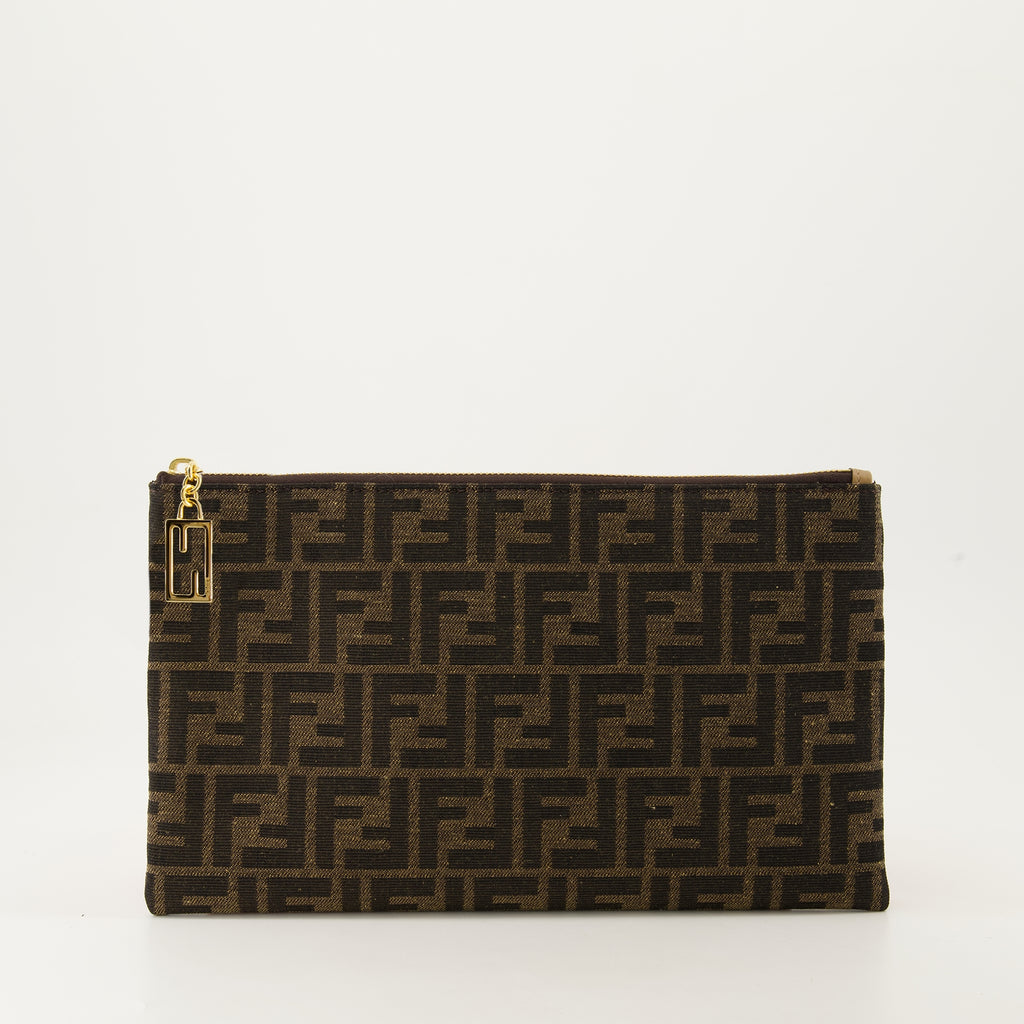 파우치 Pochette baguette imprimé FF Fendi 갈색 Femme
