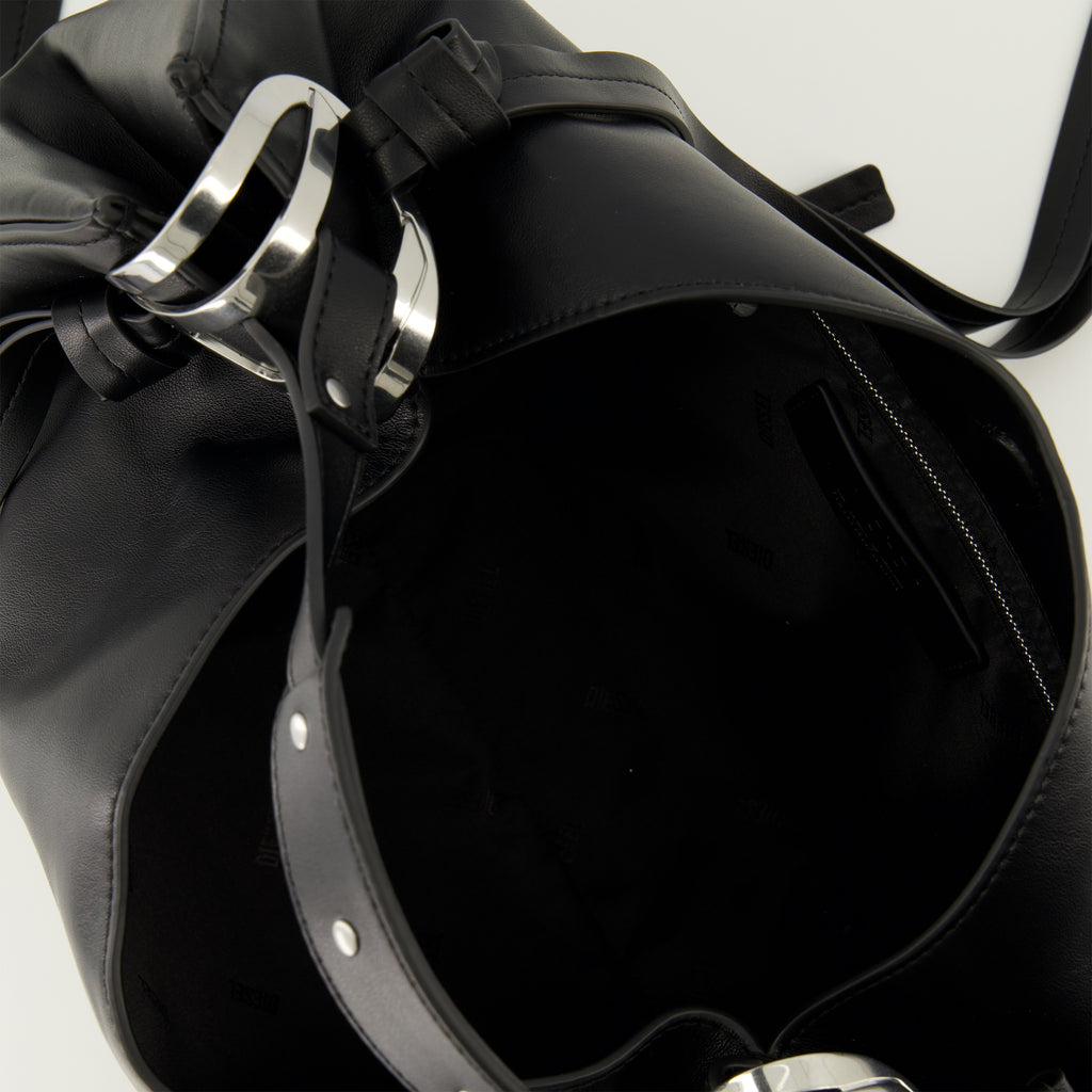 Image de l'article Sac Knot-D noir de la marque Diesel pour Femme - Saison Printemps-Été 2026 - Vue détaillée_3