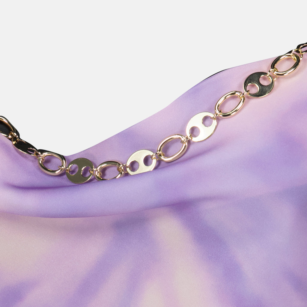 탑 탑 타이와 다이 Rabanne 여러 가지 빛깔의 Femme