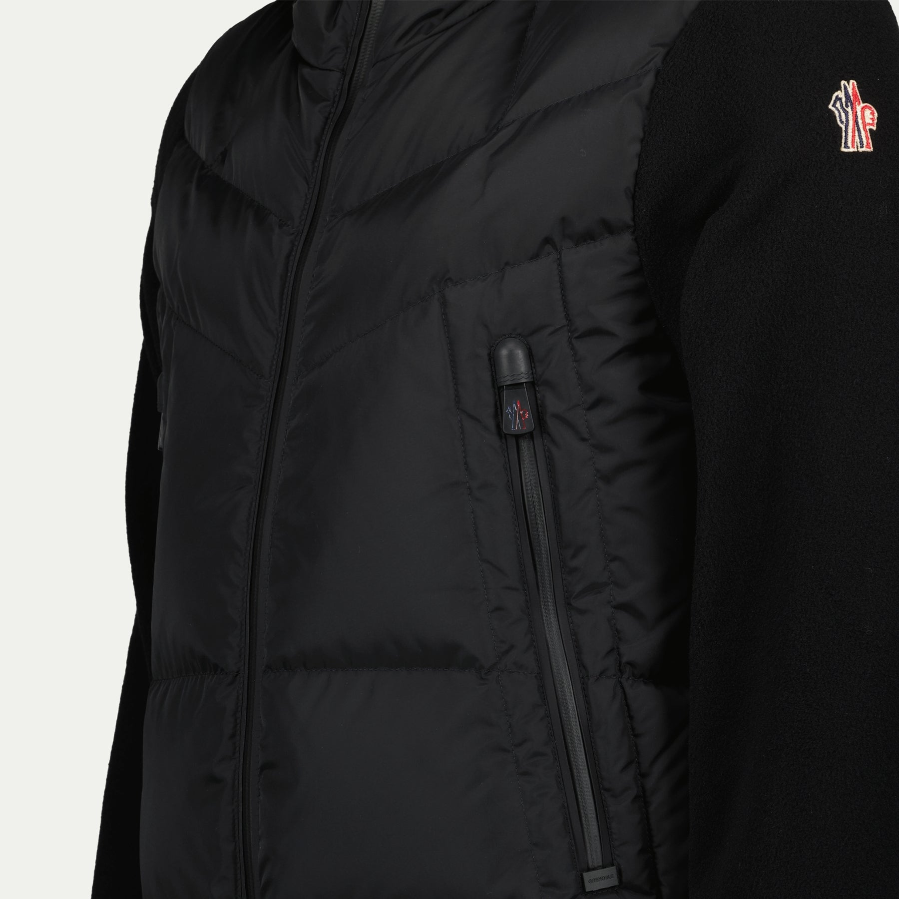 Vestes Veste bi-matière Moncler Grenoble Noir Homme