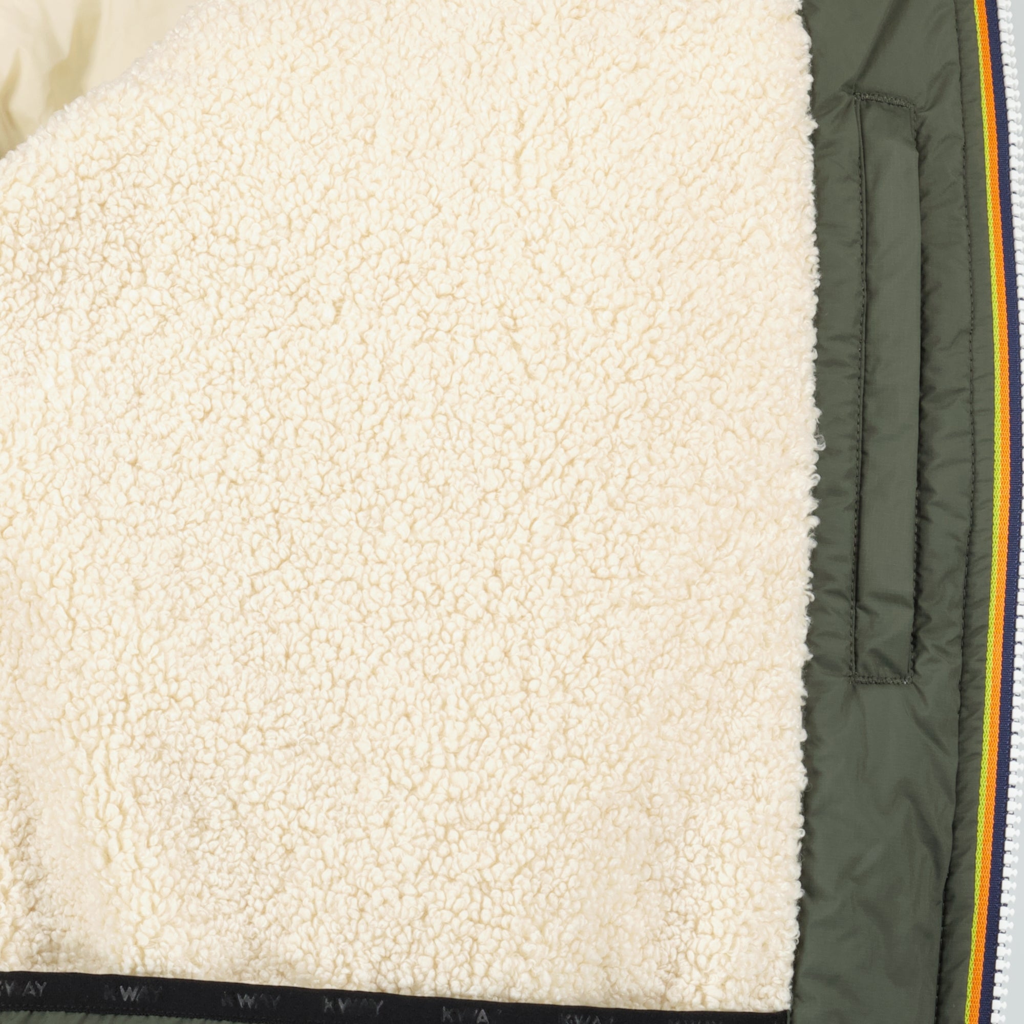 Bild des Artikels Jacke Le Vrai 4.0 Claude Orsetto der Marke K-Way für Unisex - Herbst-Winter 2025 Saison - Detaillierte Ansicht_2