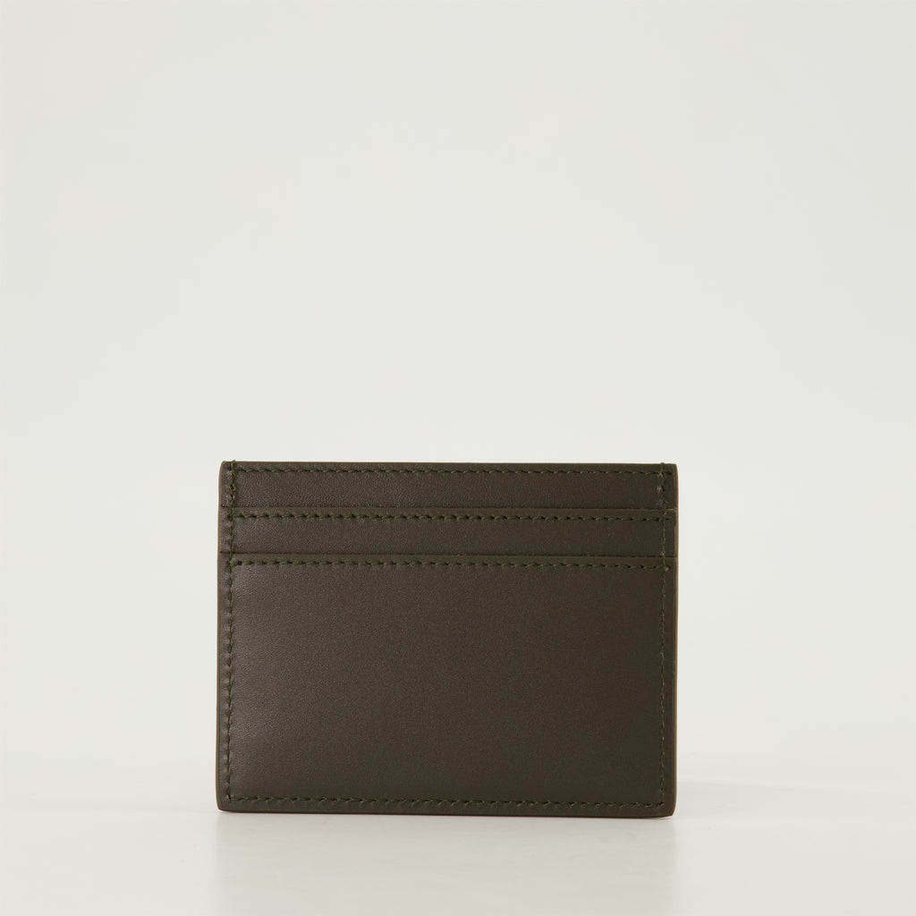 スモールレザーグッズ Porte-cartes Saint Laurent Paris Saint Laurent カーキ Homme