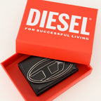 Immagine del portafoglio nero 1DR di Diesel per donna - Collezione Primavera-Estate 2026 - Vista Dettagliata_3