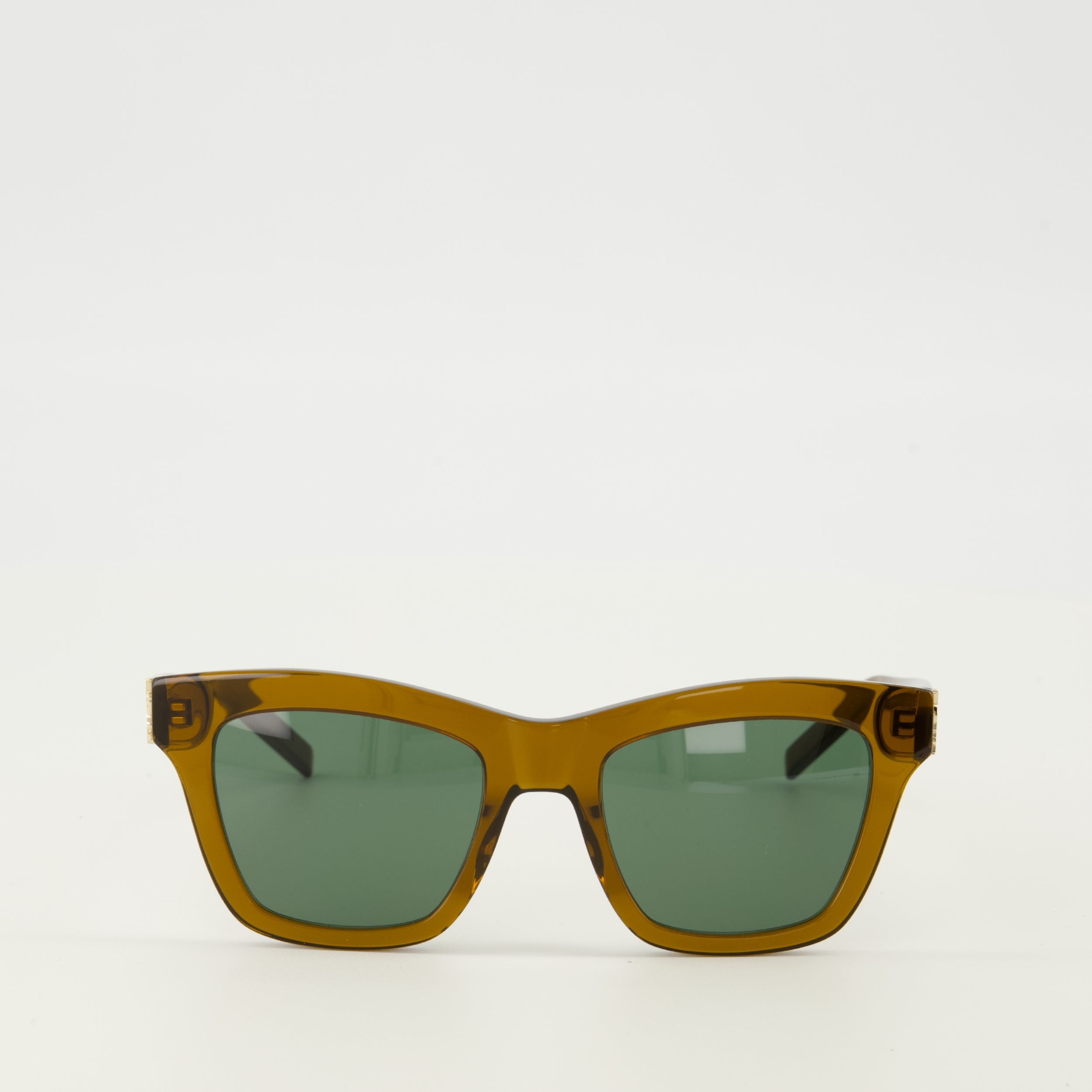 Image de l'article Lunettes de soleil M156 marron de la marque Saint Laurent pour Femme - Saison Printemps-Été 2026 - Vue de Face