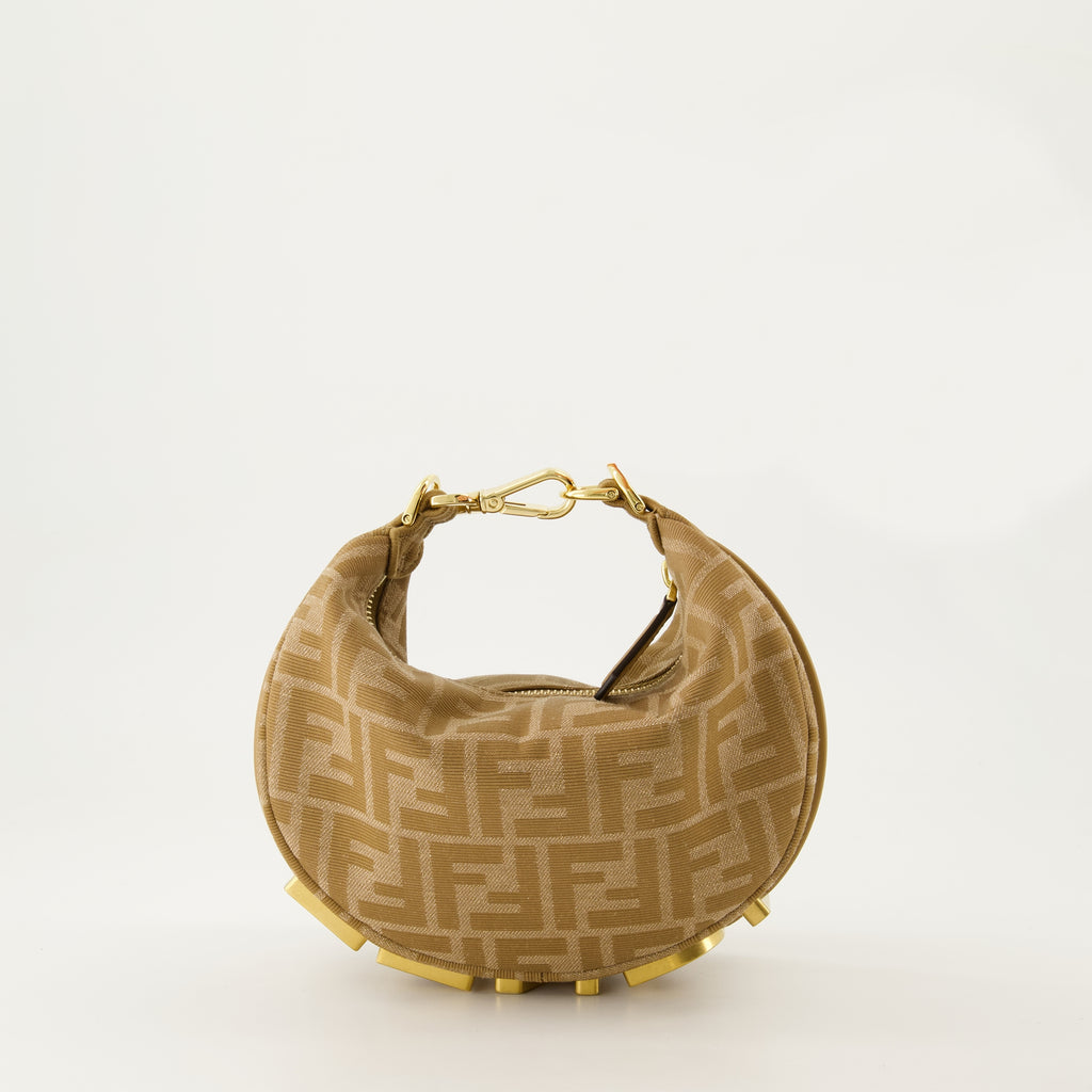 Sacs à main et épaule Sac Fendigraphy mini Fendi Beige Femme