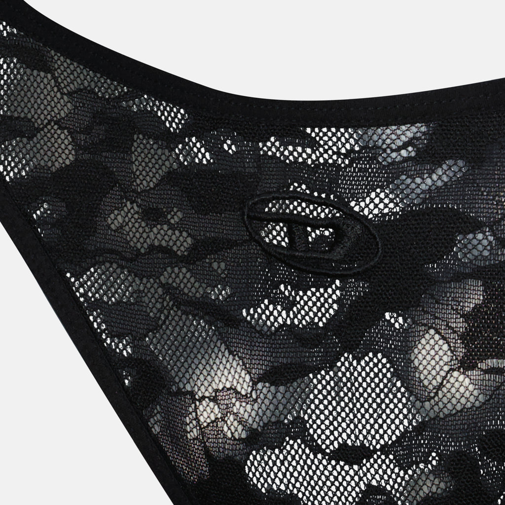 Roupa íntima e homewear Tanga Punchy en dentelle Diesel Preto Femme