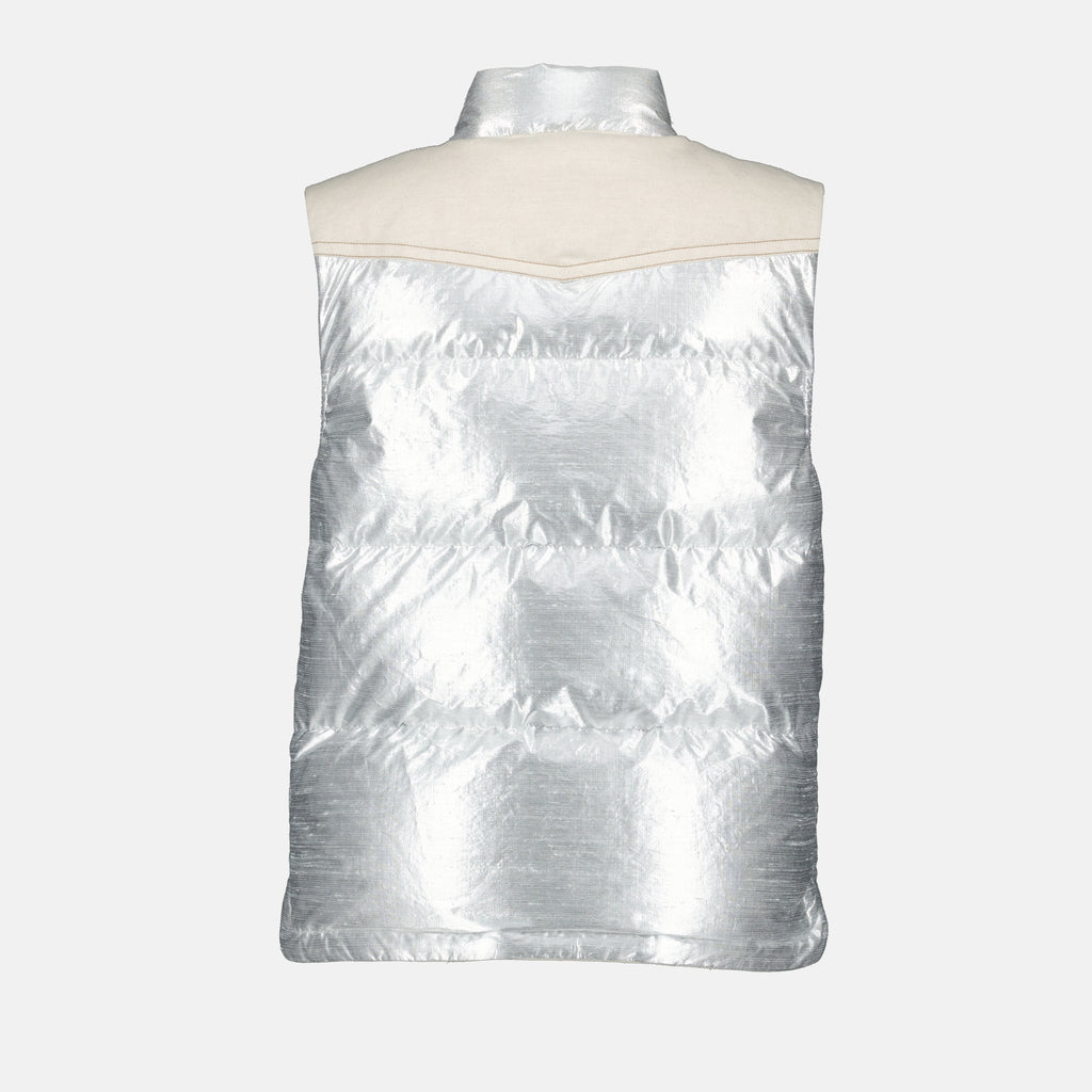 Vestes Doudoune sans manche Pinchot Moncler Grenoble Argenté Femme