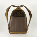 Zaini Chiodo Diagonal Backpack Fendi Marrone Homme