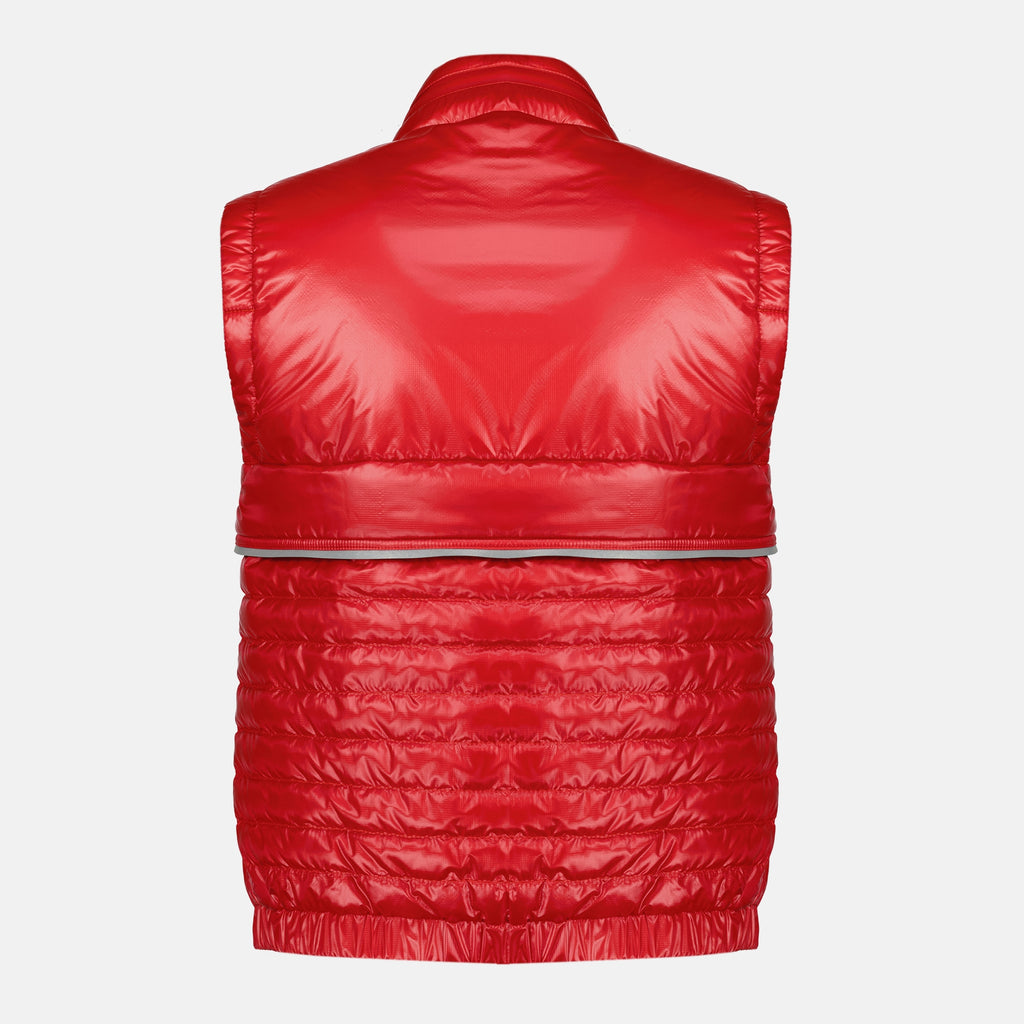 Image de l'article Doudoune sans manches Gumiane rouge de la marque Moncler Grenoble pour Femme - Saison Printemps-Été 2026 - Vue de Dos