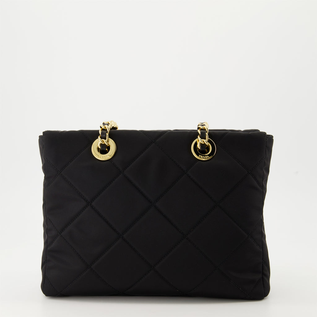 Sacs à main et épaule Sac cabas en Re-Nylon Prada Noir Femme
