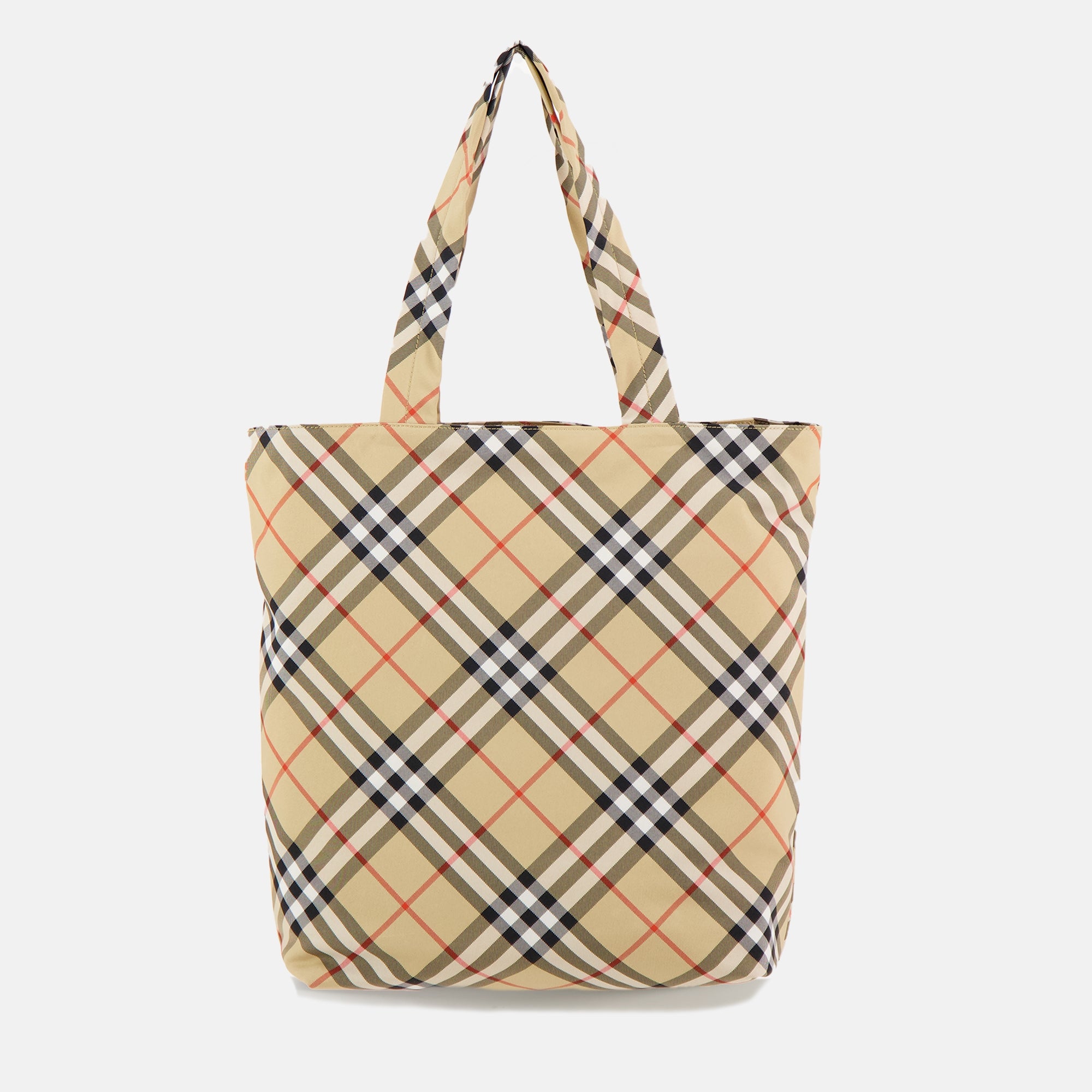 Sacs cabas Cabas à carreaux Check Burberry Beige Homme