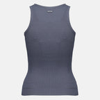 Tops Top maniche lunghe grigio a coste Max Mara Gris Femme