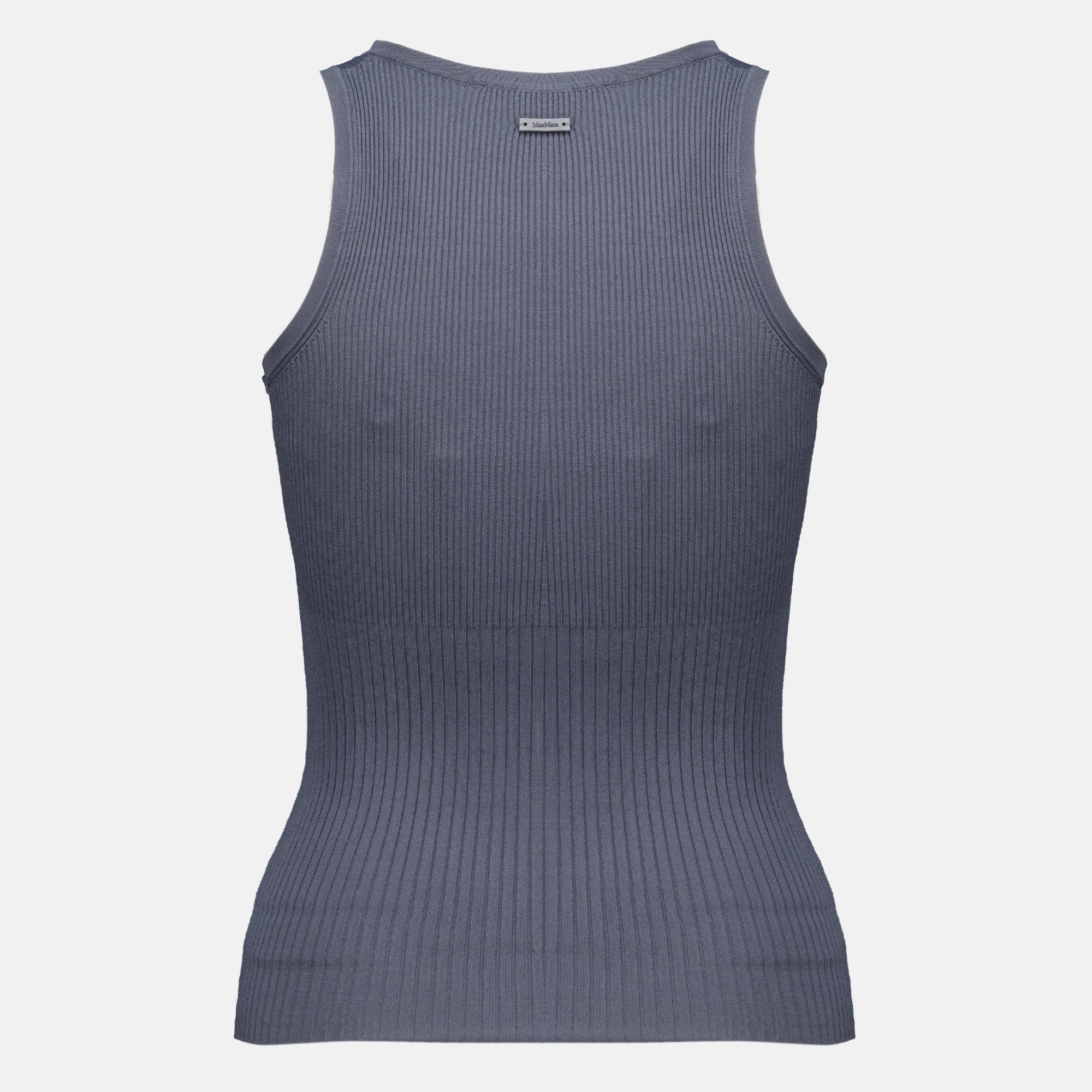 Tops Débardeur côtelé gris Max Mara Gris Femme
