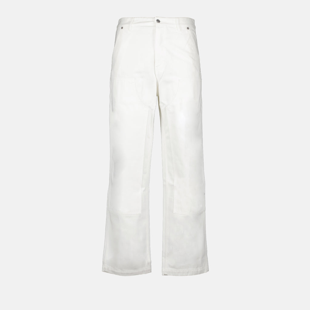 Pantalones Jeans Carpenter Blancos Dior Blanco Homme