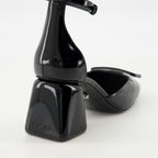 Escarpins Escarpins en cuir verni Versace Noir Femme