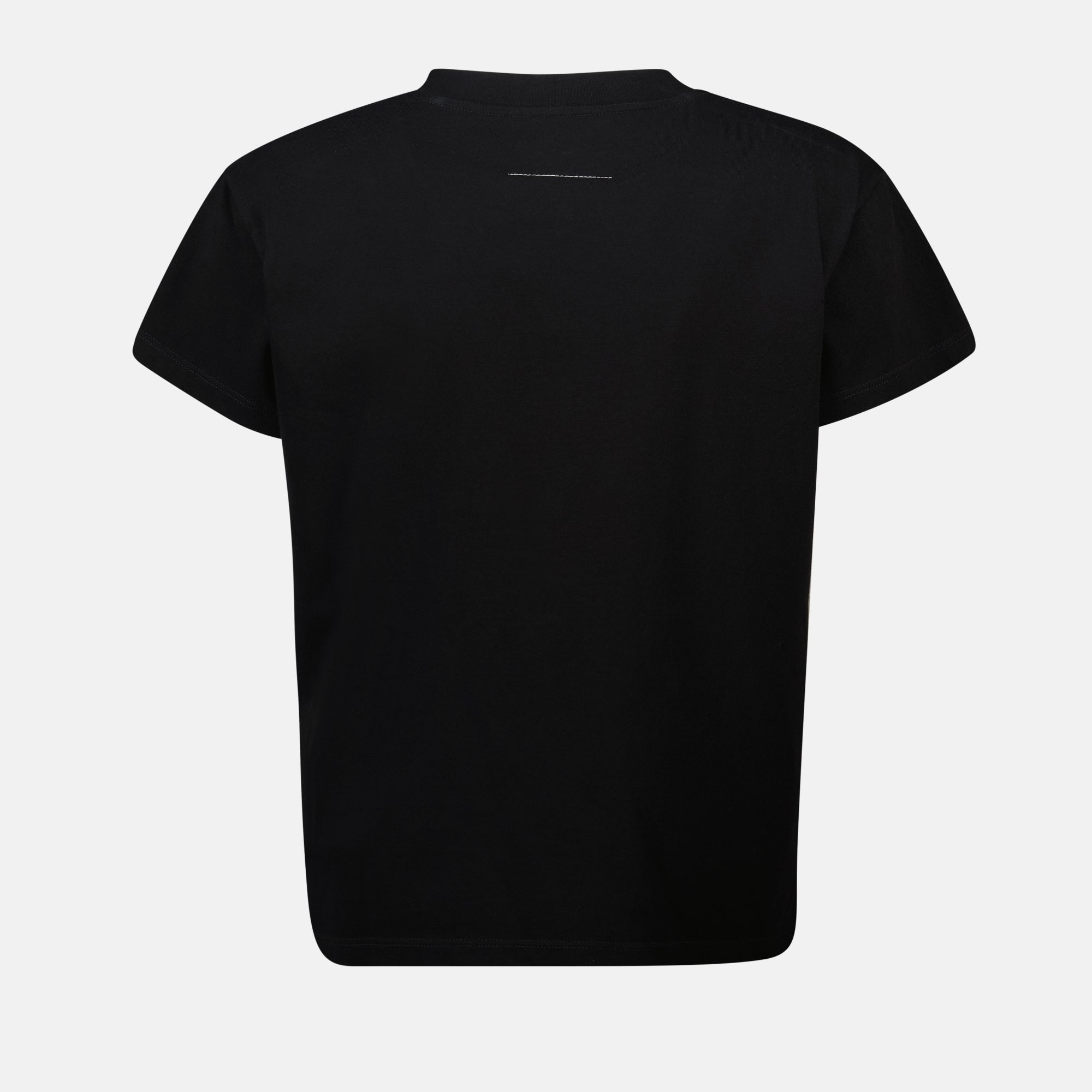 T-shirts T-shirt Numeric à frange Mm6 Noir Femme