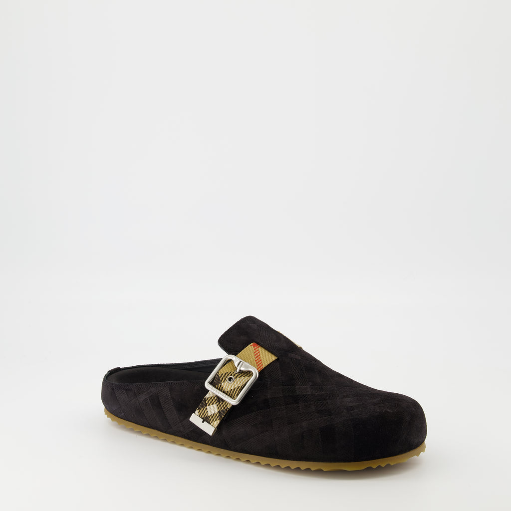 Chaussures ouvertes Sabots Urchin Burberry Noir Homme