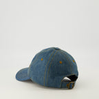Imagen de la gorra de denim azul de la marca Burberry para Unisex - Temporada Primavera-Verano 2026 - Vista Detallada 2
