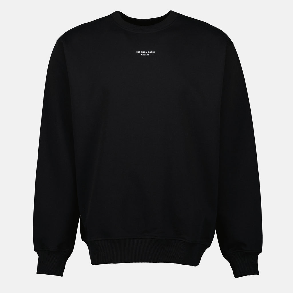 Sweatshirts Klassisches Slogan-Sweatshirt Drole De Monsieur Schwarz Homme