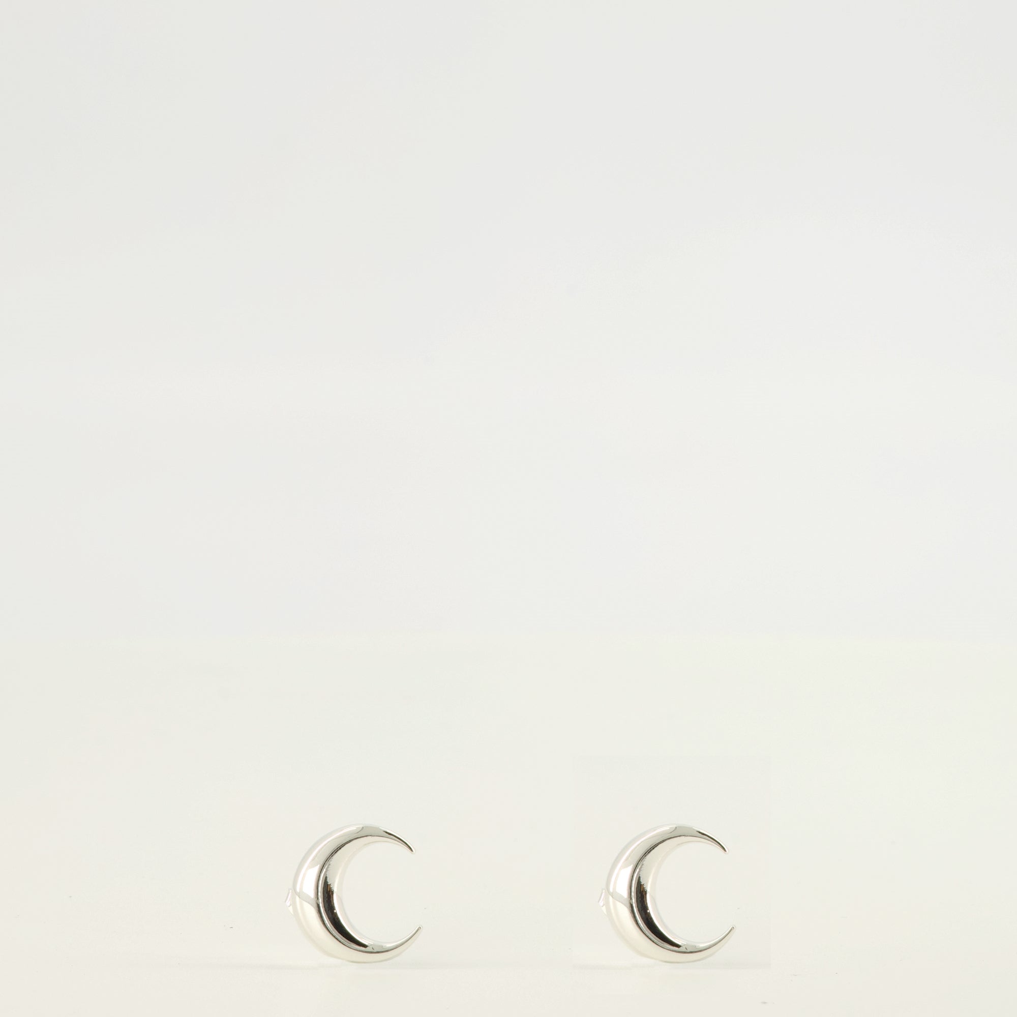 Bijoux Moon Silver Earrings Marine Serre Argenté Femme