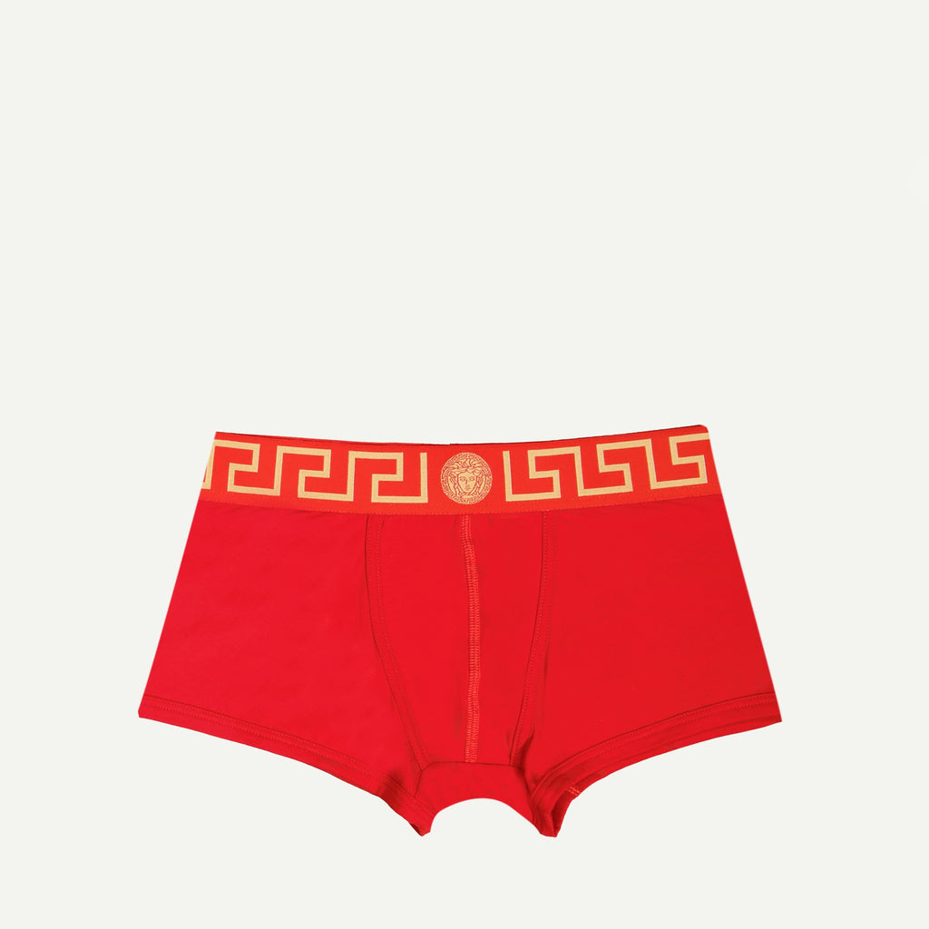 Sous-vêtements et homewear Boxer court Medusa Greca Versace Rouge Homme