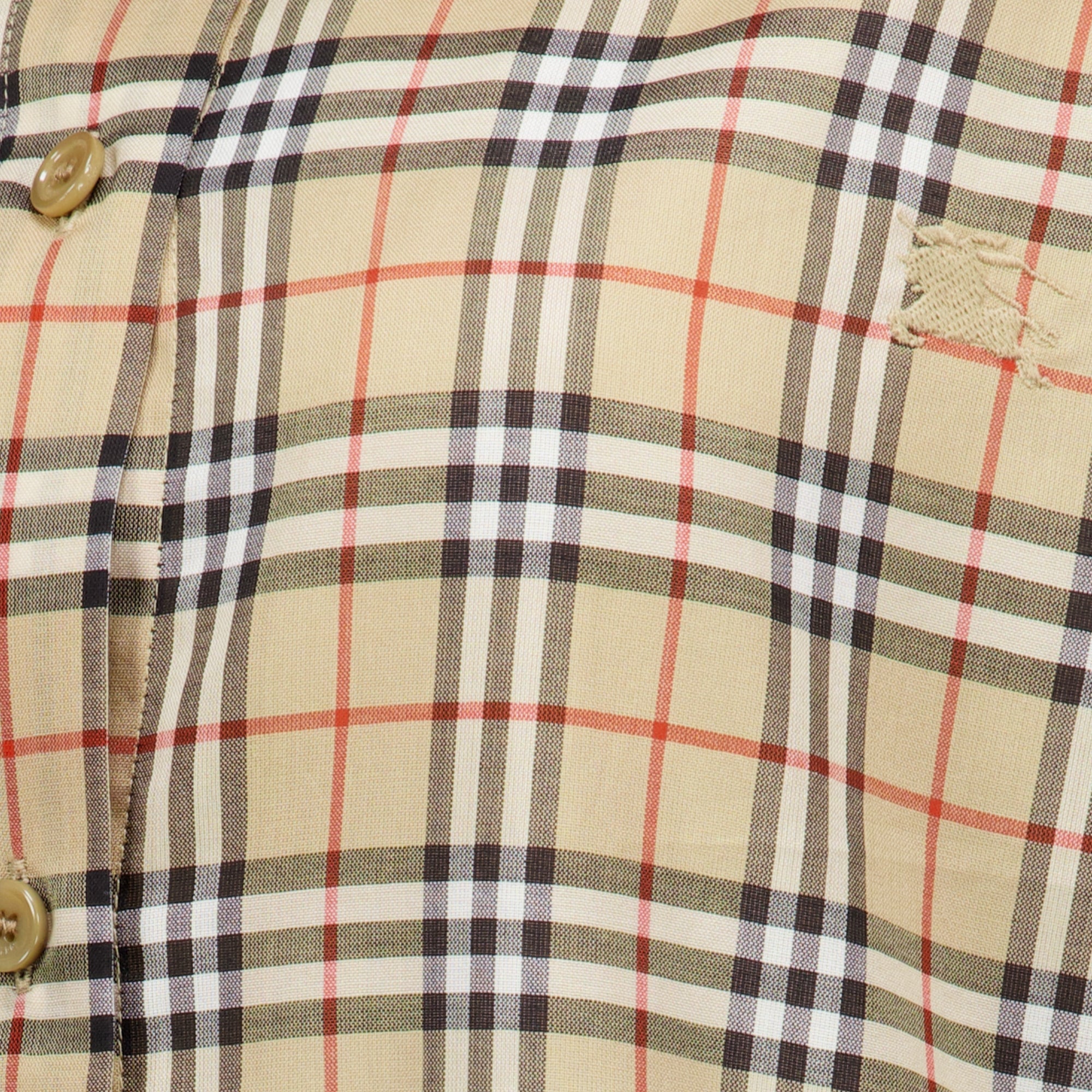 Chemises Chemise en coton à carreaux Check Burberry Beige Femme