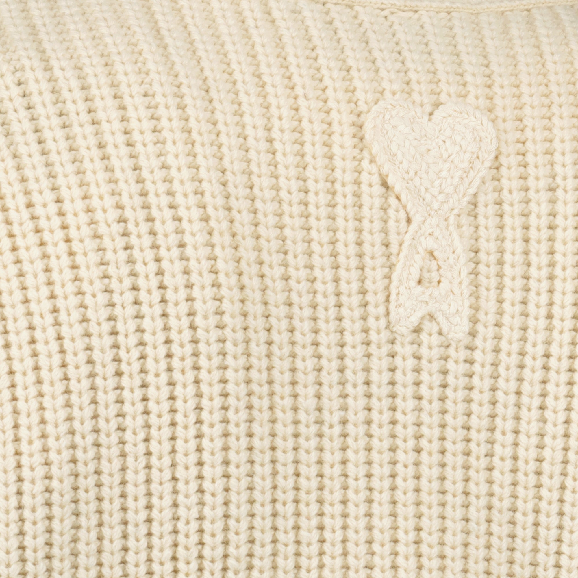 Image de l'article Cardigan AMI Paris beige de la marque Ami PARIS pour Unisex - Saison Printemps-Été 2026 - Vue détaillée_2