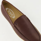 로퍼 가죽 로퍼 Tod's 갈색 Homme