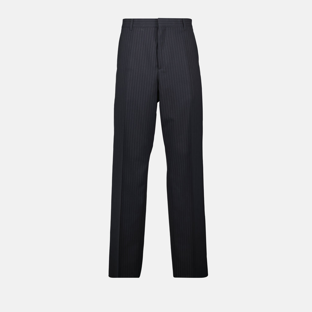 Pants Striped Pants Dior Gray Homme