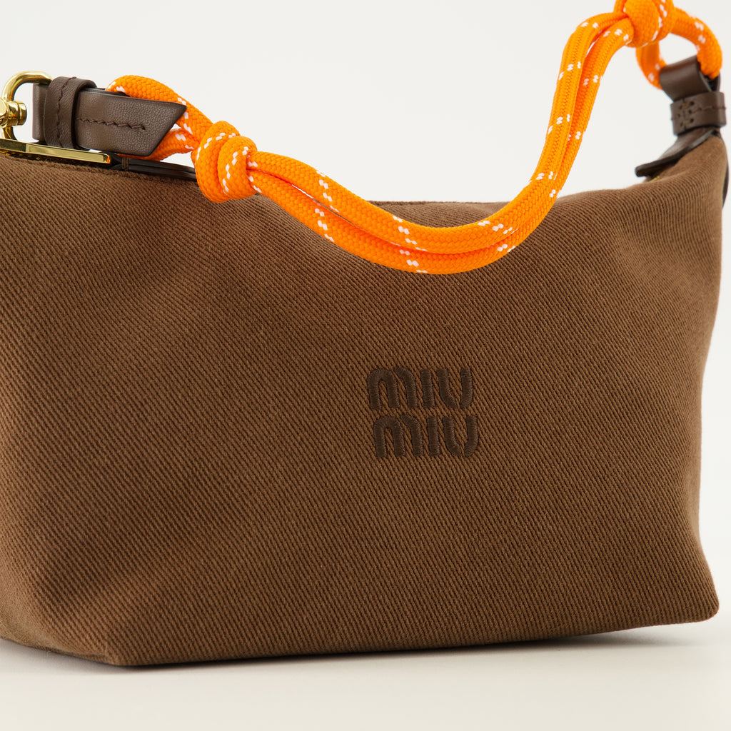 Sacs à main et épaule Bolsa de Gabardina Marrón Miu Miu Marron Femme