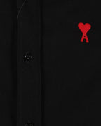 Chemises HSH114.660 001 noir Ami PARIS Noir Homme