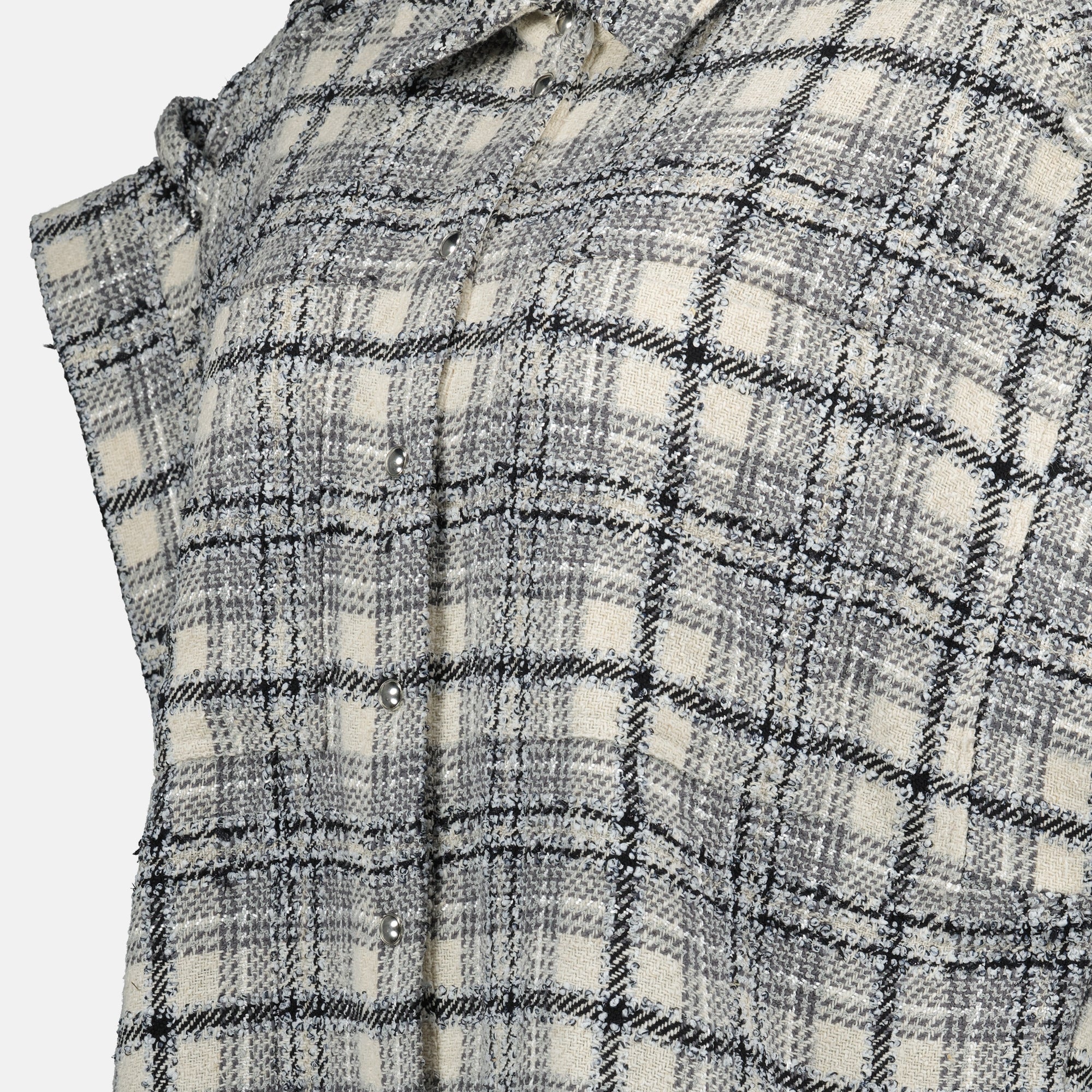 Jacken Samie Tweed Jacke Iro Grau Femme