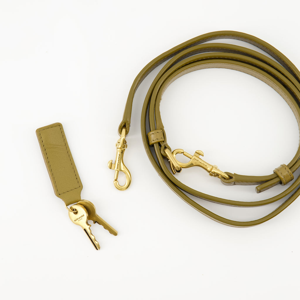 핸드백 및 숄더백 나노 데이 백 Saint Laurent 녹색 Femme