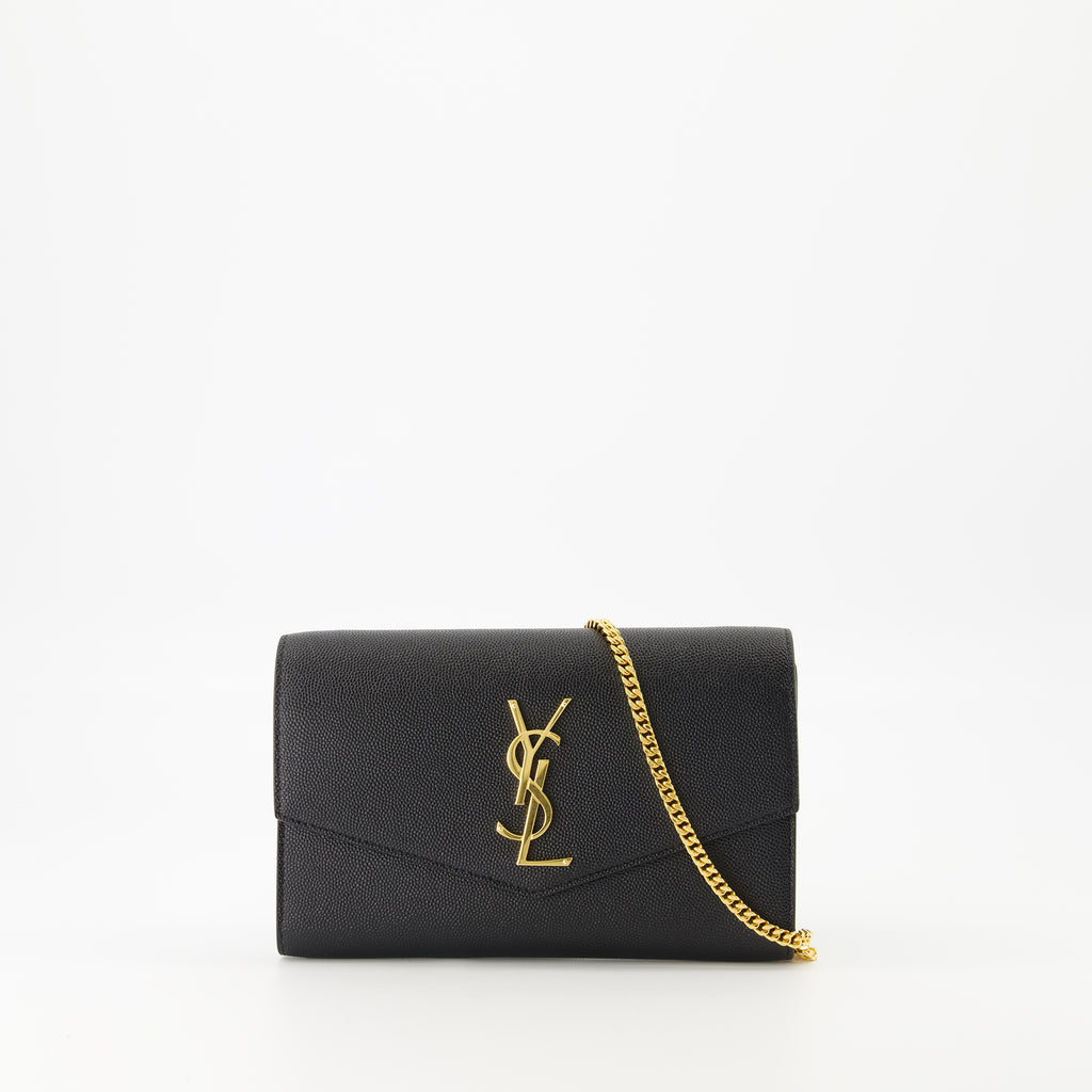 Crossbody bags Uptown Chain Pouch Saint Laurent Black Femme