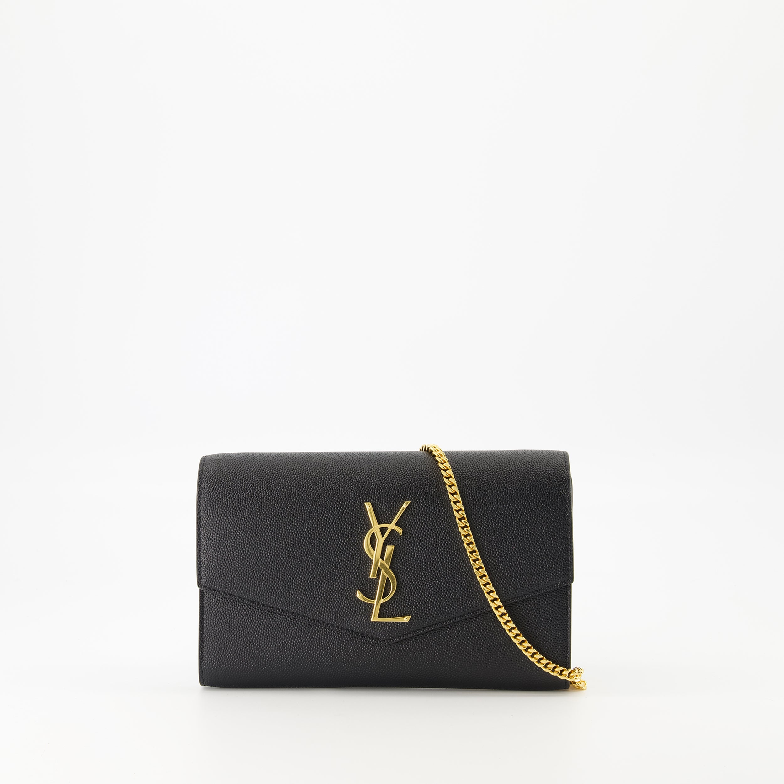 Crossbody bags Uptown Chain Pouch Saint Laurent Black Femme
