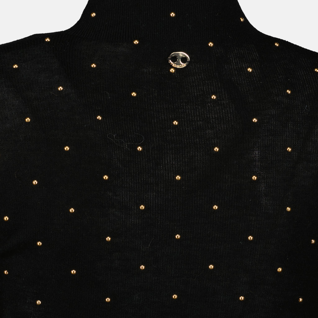 Image de l'article Col roulé en laine fine à détail de la marque Rabanne pour Femme - Saison Printemps-Été 2026 - Vue détaillée_2